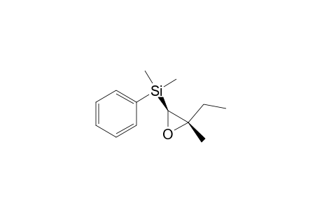 Silane, (3-ethyl-3-methyloxiranyl)dimethylphenyl-, cis-
