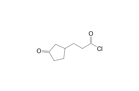 3-(3-ketocyclopentyl)propionyl chloride