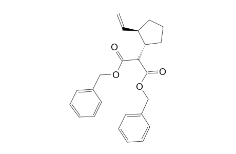 dibenzyl (1'RS,2'RS)-2-(2-vinylcyclopentyl)-1,3-propanedioate