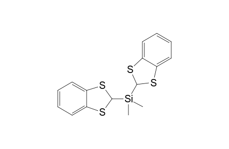 Bis(1,3-benzodithiole-2-yl)dimethylsilane