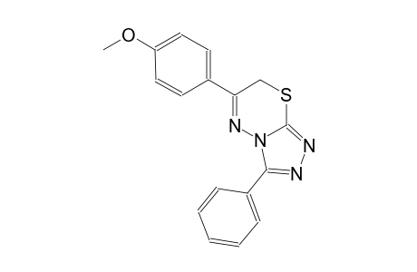 methyl 4-(3-phenyl-7H-[1,2,4]triazolo[3,4-b][1,3,4]thiadiazin-6-yl)phenyl ether