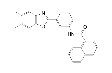 1-naphthalenecarboxamide, N-[3-(5,6-dimethyl-2-benzoxazolyl)phenyl]-