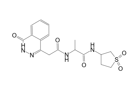 1-phthalazineacetamide, 3,4-dihydro-N-[(1S)-1-methyl-2-oxo-2-[(tetrahydro-1,1-dioxido-3-thienyl)amino]ethyl]-4-oxo-