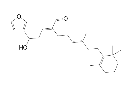 (E,2E)-2-[3-(3-furanyl)-3-hydroxypropylidene]-6-methyl-8-(2,6,6-trimethyl-1-cyclohexenyl)-5-octenal