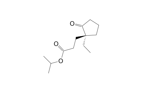 Isopropyl 3-(1-ethyl-2-oxocyclopentyl)propanoate