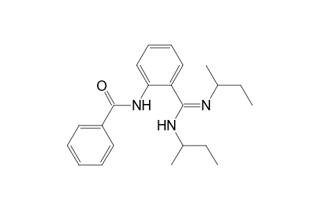 Benzamide, N-[2-[[(1-methylpropyl)amino][(1-methylpropyl)imino]methyl]phenyl]-