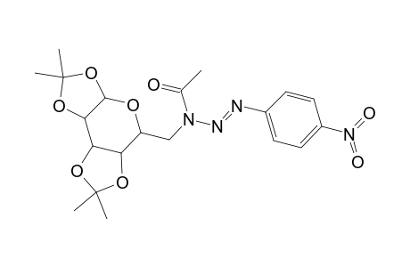 .alpha.-D-Galactopyranose, 6-[1-acetyl-3-(4-nitrophenyl)-2-triazenyl]-6-deoxy-1,2:3,4-bis-O-(1-methylethylidene)-