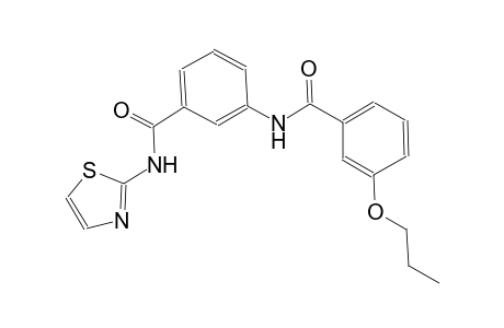 benzamide, 3-propoxy-N-[3-[(2-thiazolylamino)carbonyl]phenyl]-