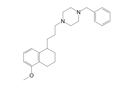 1-Benzyl-4-[3-(5-methoxy-1,2,3,4-tetrahydronaphthalen-1-yl)propyl]piperazine