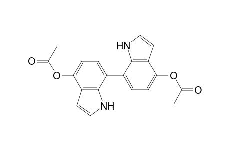 [7,7'-Bi-1H-indole]-4,4'-diol, diacetate (ester)