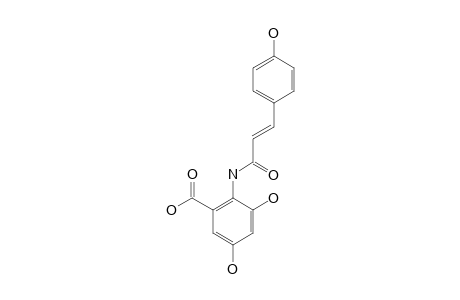 TRANS-2-[3-(4-HYDROXYPHENYLPROPENOYL)-AMINO]-3,5-DIHYDROXYBENZOIC-ACID
