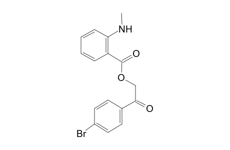 2-(4-Bromophenyl)-2-oxoethyl 2-(methylamino)benzoate