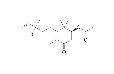 5-ACETOXY-3-(3-HYDROXY-3-METHYLPENT-4-ENYL)-2,4,4-TRIMETHYLCYClOHEX-2-ENONE
