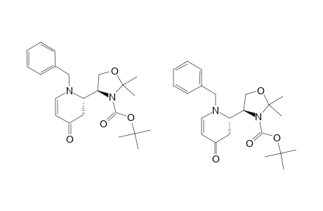 (4S,2'S)-4-(1'-BENZYL-4'-OXO-1',2',3',4'-TETRAHYDROPYRIDIN-2'-YL)-3-TERT.-BUTOXYCARBONYL-2,2-DIMETHYLOXAZOLIDINE