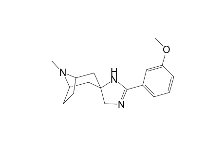 2'-(3-Methoxyphenyl)-8-methyl-8-azabicyclo[3.2.1]octane-3-spiro-4'(5')-imidazoline