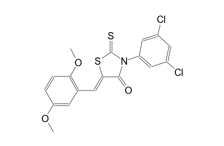 (5Z)-3-(3,5-dichlorophenyl)-5-(2,5-dimethoxybenzylidene)-2-thioxo-1,3-thiazolidin-4-one
