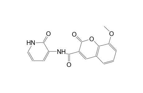 2H-1-benzopyran-3-carboxamide, N-(1,2-dihydro-2-oxo-3-pyridinyl)-8-methoxy-2-oxo-
