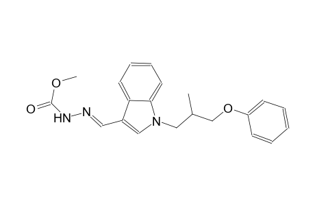 methyl (2E)-2-{[1-(2-methyl-3-phenoxypropyl)-1H-indol-3-yl]methylene}hydrazinecarboxylate