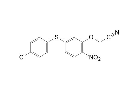 {5-[(p-chlorophenyl)thio]-2-nitrophenoxy}acetonitrile