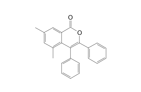 5,7-Dimethyl-3,4-diphenyl-1H-isochromen-1-one