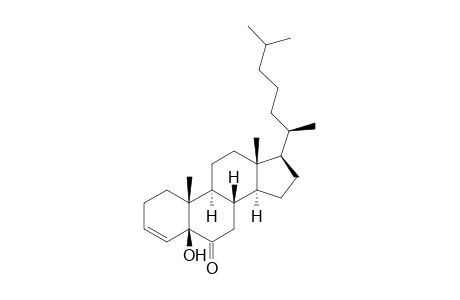 Cholest-3-en-6-one, 5-hydroxy-, (5.beta.)-