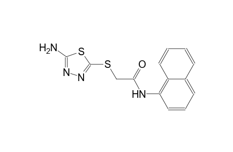 2-[(5-amino-1,3,4-thiadiazol-2-yl)sulfanyl]-N-(1-naphthyl)acetamide