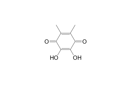 2,5-Cyclohexadiene-1,4-dione, 2,3-dihydroxy-5,6-dimethyl-