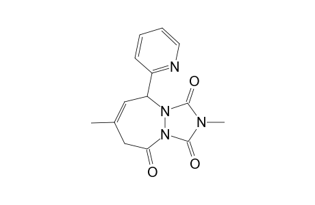 2,3,5,6-TERAHYDRO-2,7-DIMETHYL-9-(PYRIDIN-2-YL)-[1,2,4]-TRIAZOLO-[1,2-A]-[1,2]-DIAZEPIN-1,3,5(1H,9H)-TRIONE