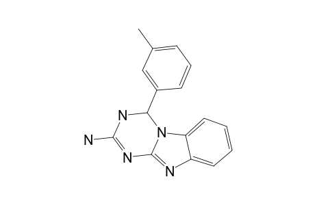 4-(3-METHYLPHENYL)-3,4-DIHYDRO-[1,3,5]-TRIAZINO-[1,2-A]-BENZIMIDAZOLE-2-AMINE