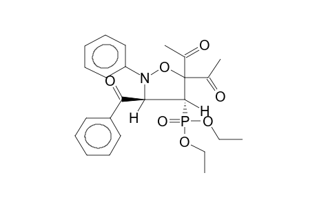 TRANS-2-PHENYL-3-BENZOYL-4-DIETHOXYPHOSPHORYL-5,5-DIACETYLISOXAZOLIDINE