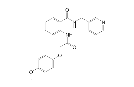 benzamide, 2-[[(4-methoxyphenoxy)acetyl]amino]-N-(3-pyridinylmethyl)-