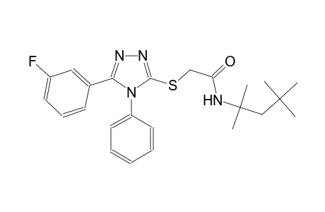 acetamide, 2-[[5-(3-fluorophenyl)-4-phenyl-4H-1,2,4-triazol-3-yl]thio]-N-(1,1,3,3-tetramethylbutyl)-