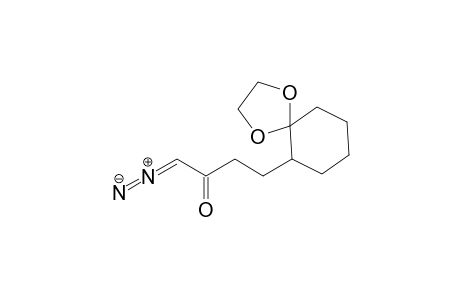 1-Diazo-4-(2,2-Ethylenedioxycyclohexan-1-yl)butan-2-one