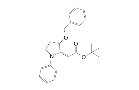 (2E)-2-(1-phenyl-3-phenylmethoxy-2-pyrrolidinylidene)acetic acid tert-butyl ester