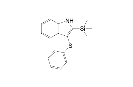 Trimethyl-(3-phenylsulfanyl-1H-indol-2-yl)silane