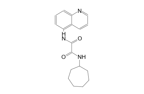 ethanediamide, N~1~-cycloheptyl-N~2~-(5-quinolinyl)-