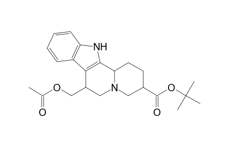 17,18-Dinorcorynan-19-oic acid, 16-(acetyloxy)-, 1,1-dimethylethyl ester, (3.beta.)-(.+-.)-