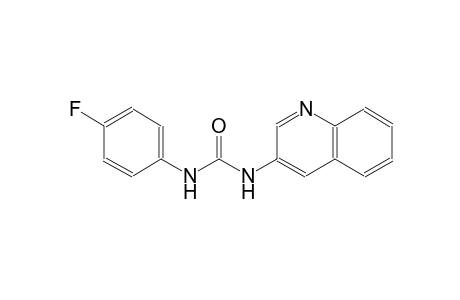 urea, N-(4-fluorophenyl)-N'-(3-quinolinyl)-