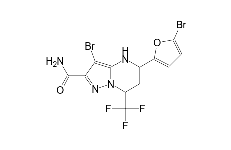 3-bromo-5-(5-bromo-2-furyl)-7-(trifluoromethyl)-4,5,6,7-tetrahydropyrazolo[1,5-a]pyrimidine-2-carboxamide