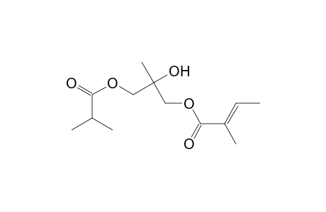 2-Hydroxy-2-methylpropane-1,3-diyl 1-((E)-2'-methyl-2-butenoate) 3-isobutyrate