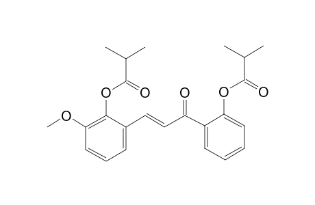 2,2'-Dihydroxy-3-methoxychalcone, bis(2-methylpropionate)