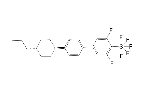 4'-[4"-(p-Propylcyclohexyl)]-4-(pentafluorosulfanyl)-3,5-difluoro-1,11'-biphenyl