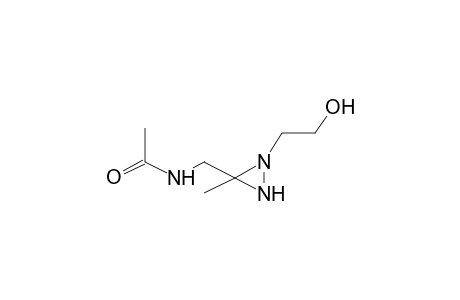 3-(ACETAMIDOMETHYL)-3-METHYL-3-(2-HYDROXYETHYL)DIAZIRIDINE (ISOMERMIXTURE)