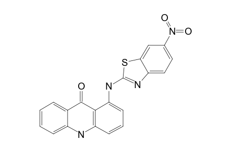 (6-NITRO-1,3-BENZOTHIAZOL-2-YL)-1-AMINO-ACRIDIN-9(10H)-ONE
