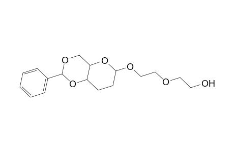 2-(2-Hydroxyethoxy)ethyl 4,6-O-benzylidene-2,3-dideoxyhexopyranoside