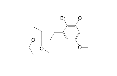 Benzene, 2-bromo-1-(3,3-diethoxypentyl)-3,5-dimethoxy-