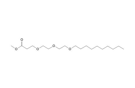 3-{2-[2-(decyloxy)ethoxy]ethoxy}propionic acid, methyl ester
