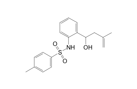 3-Methyl-1-(2-tosylaminophenyl)but-3-en-1-ol