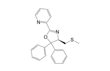 (4R)-4-(methylsulfanylmethyl)-5,5-diphenyl-2-(2-pyridyl)-4H-oxazole