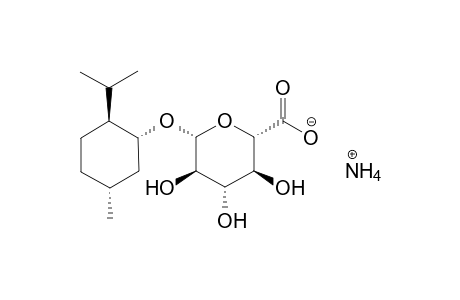 Menthol glucuronide, ammonium salt